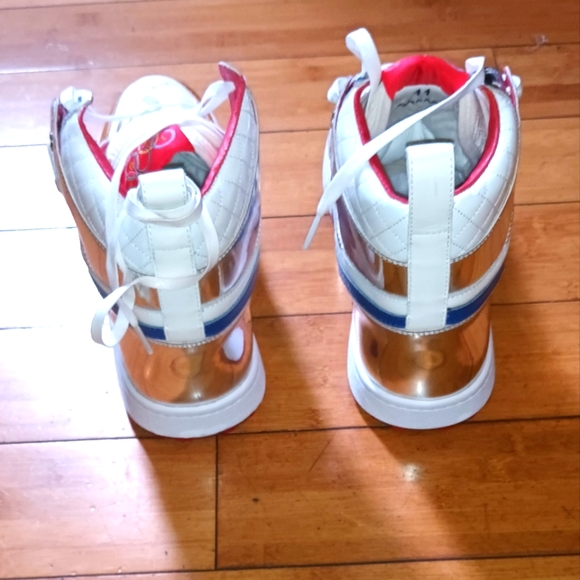 Authentic SIA COLLECTIVE D1Y Olympic Hi Top Sneakers Mens sz 11 - Picture 4 of 6